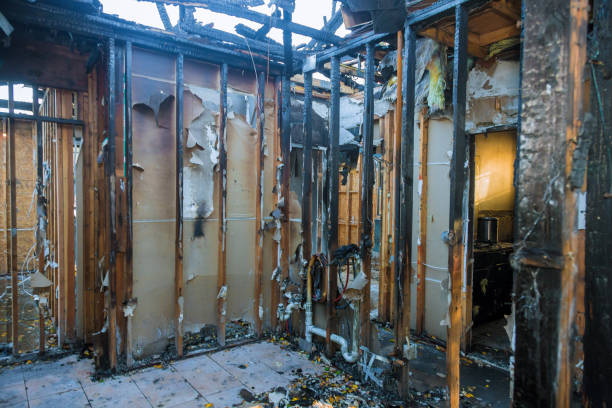 Professional Fire Damage Removal technician working in Hopewell, VA